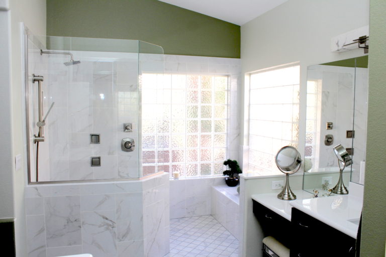 Calacatta Porcelain Shower and Bath Connection, LLC